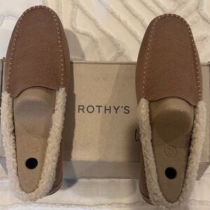 Rothy's Men's Tan Slip-On Loafers